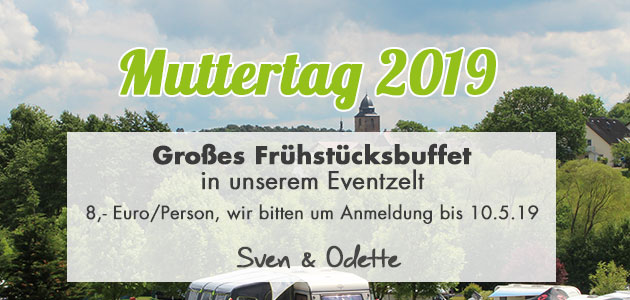 Frühstücksbuffet an Muttertag