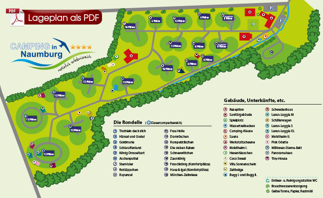 Lageplan Camping-in-Naumburg